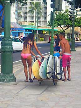 Surfboard transport