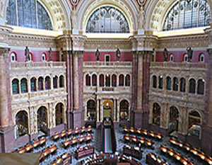 Research desks at the Library of Congress
