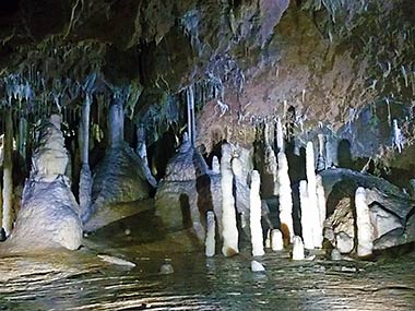 Czech Republic Punkva Caves Stalagmite "Village"