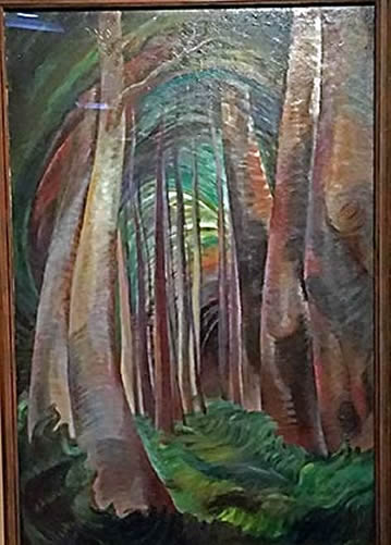 Emily Carr tree painting