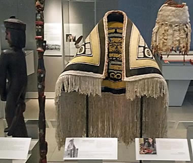 Chief's shawl at UBC Museum of Anthropology