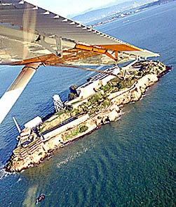 Alcatraz from the air
