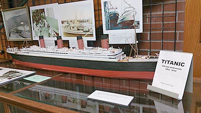 Whatcom Maritime Heritage Museum model of Titanic