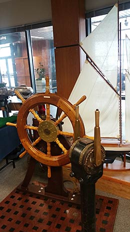 Whatcom Maritime Heritage Museum wheel