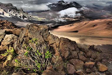 Haleakala volcanic landscape