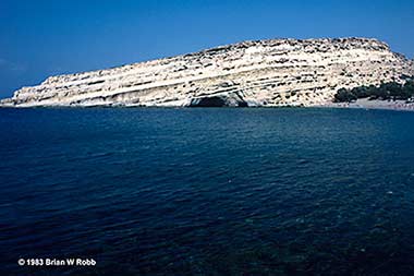 Crete, Matala cliff caves