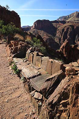 Grand Canyon Phantom Ranch CCC bench