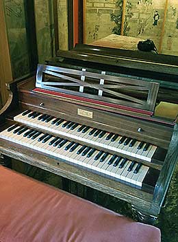Taliesin double-keyboard piano