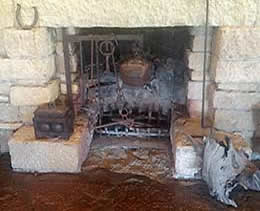 Taliesin fireplace