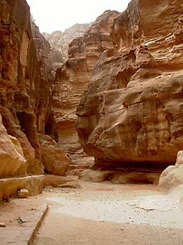 Petra, Siq, Nabataean Water Pipes