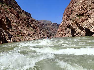 Grand Canyon rafting, side canyons