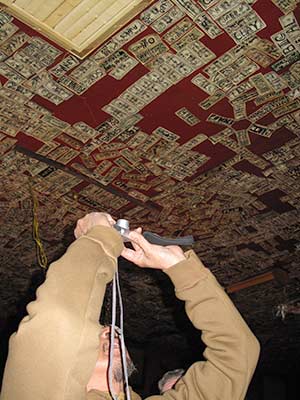 Shooting Star Saloon  shooting the ceiling