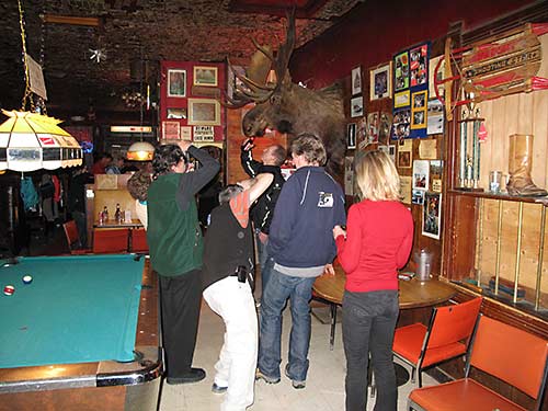 Shooting Star Saloon tourists