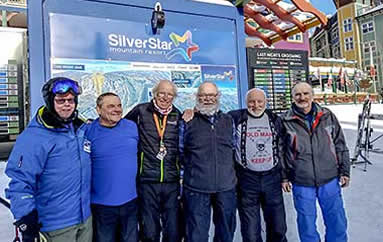 Silver Star senior skiers