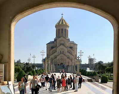 Republic of Georgia Tbilisi Holy Trinity Cathedra