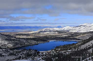 June Lake and Mono Lake view