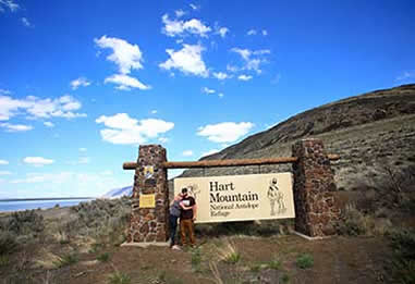 Hart Mountain sign