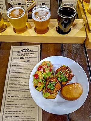 Twin Sisters Brewing Company lunch