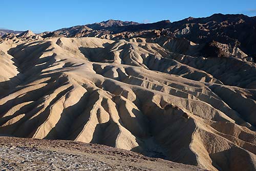 Death Valley National Park changing landscapes