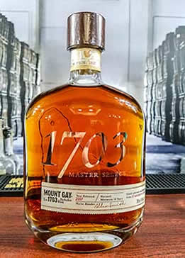 1703 Highest price Barbados rum at Mt Gay Distillery