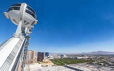 Las Vegas view of High Roller