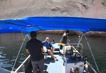 Glen Canyon fishing boat