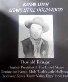 Kanab Ronald Reagan sign