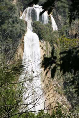 Chiapas El Chiflon waterfall Velo de Novia