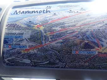 Mammoth Mountain map
