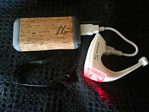 Ravean charger/handwarmer charging light