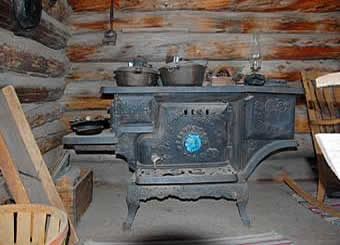 Fort Rocks Museum wood stove
