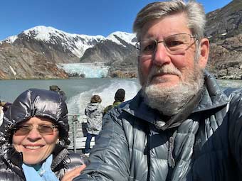Hathaways leave Tracy Arm Fjord