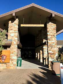 The visitor center at Promontory Summit