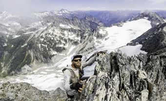 Jason Hardrath reaches summit of Mount Formidible summit