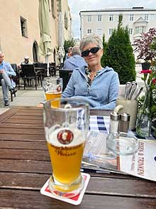 We pause for a Hef in Passau
