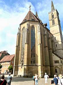 Rothenberg ob der Tauber’s church.