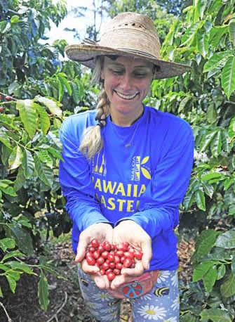 Maui coffee farm and market