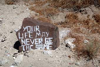 Nevada road to nowhere Guru Road/Dooby Lane words of wisdom