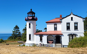 Washington State Fort Casey State Park lighthouse