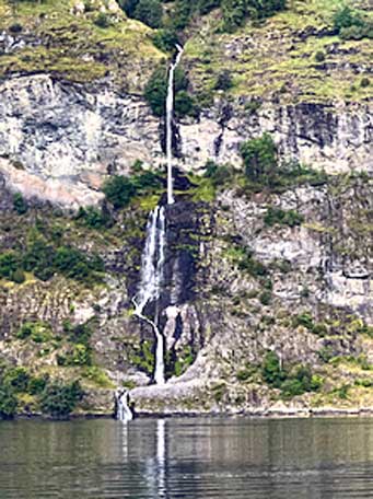Aurlandsjjord Waterfall, Norway