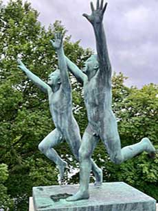 Gustav Vigeland sculpture Youth, Oslo, Norway