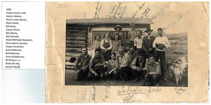 Darwin Ranch, Wyoming, family photo