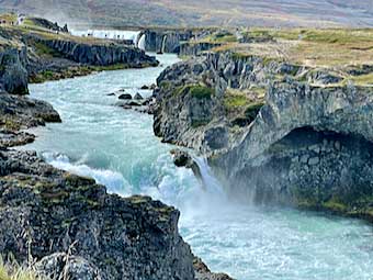 Iceland, Gullfoss lower falls