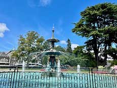Christchurch Botanic Garden fountain