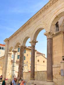 Interiors of Diocletian’s Palace arches