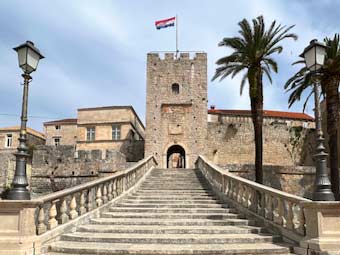 Entrance to Korčula’s old town