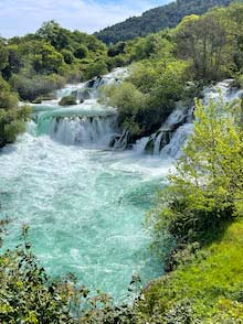 Croatia, the falls in Krka National Park