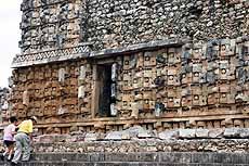 Mexico, Kabah Codz’ Temple of the Masks