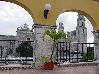 Rooftop view of Mérida, Mexico