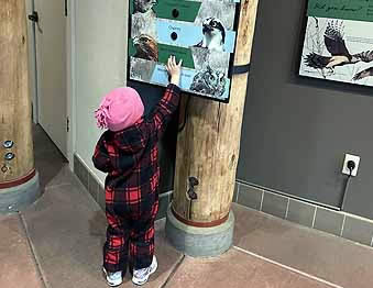 High Desert Museum young visitor